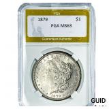 1879 Morgan Silver Dollar PGA MS63