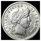 1916 Barber Dime CLOSELY UNCIRCULATED
