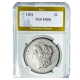 1903 Morgan Silver Dollar PGA MS66