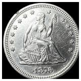 1876 Seated Liberty Quarter UNCIRCULATED