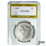 1903 Morgan Silver Dollar PGA MS66
