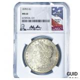 1878-S Morgan Silver Dollar NGC MS63