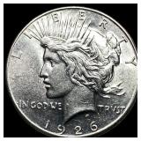 1926-S Silver Peace Dollar CLOSELY UNCIRCULATED