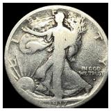 1917-D Silver Half Dollar (Walking Liberty) NICELY