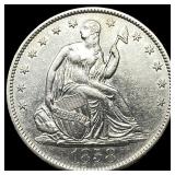 1858-O Silver Half Dollar UNCIRCULATED
