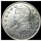 1828 Capped Bust Half Dollar CLOSELY UNCIRCULATED