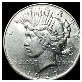 1927 Peace Silver Dollar ABOUT UNCIRCULATED