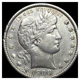 1900 Barber Silver Quarter UNCIRCULATED
