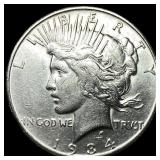 1934 Peace Silver Dollar HIGH GRADE