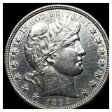 1892 Silver Half Dollar (Barber) HIGH GRADE