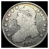 1830 Capped Bust Half Dollar LIGHTLY CIRCULATED