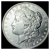 1904 Silver Morgan Dollar CLOSELY  UNCIRCULATED