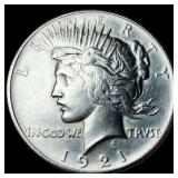 1921 Silver Peace Dollar CLOSELY UNCIRCULATED