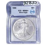 1999 Silver Eagle ICG MS69+