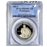 1982-S Geroge Washington 250th Birthday Silver 50C