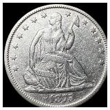 1875 Seated Liberty Half Dollar CLOSELY UNCIRCULAT