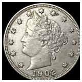 1902 Liberty Head Nickel SUPERB GEM BU