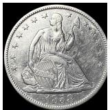 1858-O Silver Half Dollar CLOSELY UNCIRCULATED