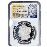 2023-S Morgan Silver Dollar NGC PF70 Ultra Cameo