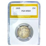 1929 Standing Liberty Quarter PGA MS64