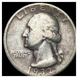 1932-D Silver Washington Quarter LIGHTLY CIRCULATE
