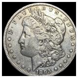 1893 Morgan Silver Dollar LIGHTLY CIRCULATED