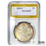 1899-O Morgan Silver Dollar PGA MS65