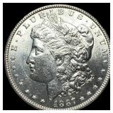1887 Morgan Silver Dollar CHOICE BU