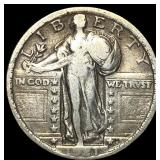 1921 Silver Standing Liberty Quarter NEARLY UNCIRC