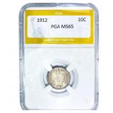 1912 Barber Dime PGA MS65
