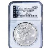 2012[S] Silver Eagle NGC MS70
