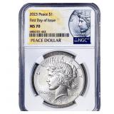 2023 Silver Peace Dollar NGC MS70