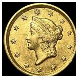1852 Gold $1 Type 1 CLOSELY UNCIRCULATED