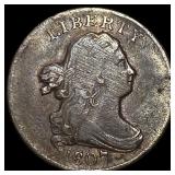 1807 Copper Half Cent LIGHTLY CIRCULATED