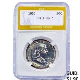 1952 Franklin Half Dollar PGA PR67