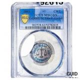 1863 Civil War Token John P. Gruber PCGS MS63 BN