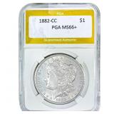 1882-CC Morgan Silver Dollar PGA MS66+