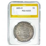 1895-O Morgan Silver Dollar PGA AU53