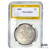 1898 Morgan Silver Dollar PGA MS66+