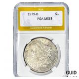 1879-O Morgan Silver Dollar PGA MS63