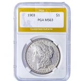 1903 Morgan Silver Dollar PGA MS63