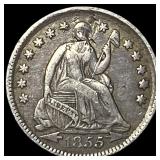 1855 Arrows Seated Liberty Half Dime CLOSELY UNCIR