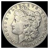 1892-S Silver Morgan Dollar NEARLY UNCIRCULATED