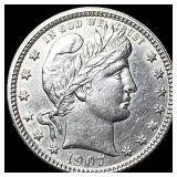 1907 Barber Quarter UNCIRCULATED