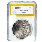 1899-O Morgan Silver Dollar PGA VF25 Micro O
