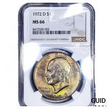 1972-D Eisenhower Dollar NGC MS66