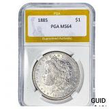 1885 Morgan Silver Dollar PGA MS64