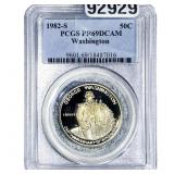 1982-S Geroge Washigton 250th Birthday Silver 50C
