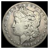 1892-O Silver Morgan Dollar LIGHTLY CIRCULATED