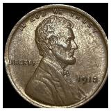 1912 Lincoln Wheat Cent CLOSELY UNCIRCULATED